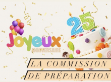 Commission de préparation des 25 ANS des Mâles Fêteurs 