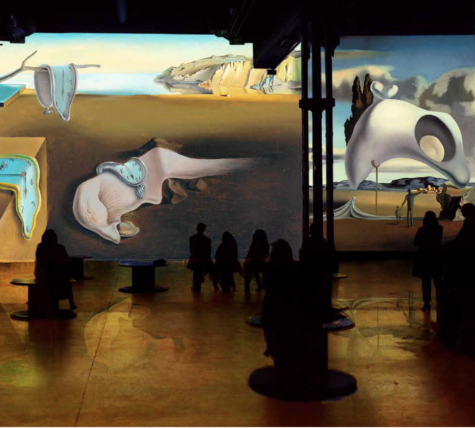 Atelier des Lumières - Dalí, l’énigme sans fin - Gaudí, architecte de l'imaginaire.