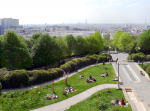 Feu d Artifices depuis parc de Belleville