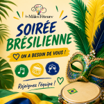 🇧🇷 Une grande soirée brésilienne se prépare… et nous avons besoin de vous ! 🇧🇷 Une grande soirée brésilienne se prépare… et nous avons besoin de vous !