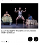 Spectacle "l'ange du foyer" d'Emma Dante la metteuse en scène palermitaine.