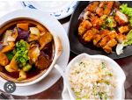 Restaurant chinois + verre au Duplex